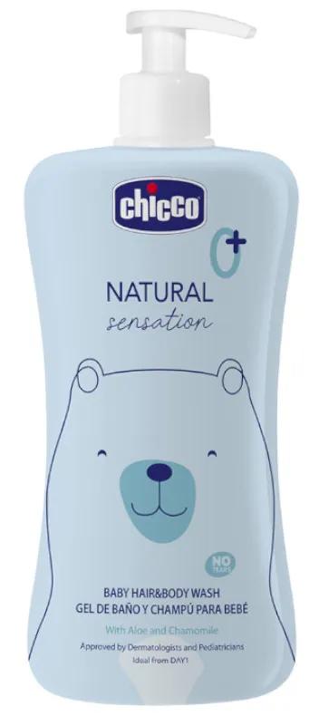 Chicco Natural Sensation Gel-Shampoo +0m 500 ml