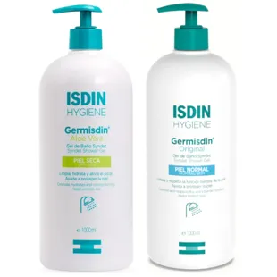 Isdin Germisdin Syndet Gel de Banho 1 L + Gel de Banho Aloe Vera 1 L