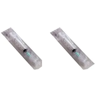 Alvita Sterile Syringe with Needle 10 ml 2 units