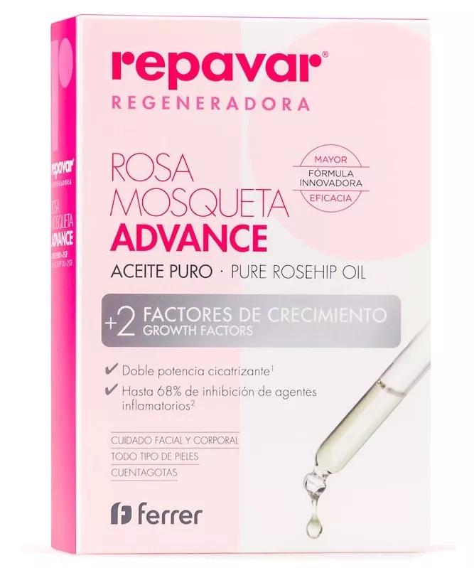 Repavar Huile de Rose Musquée Régénérante Advance 15 ml