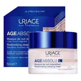 Uriage Age Absolu Masque Nuit Redensifiant Nourrissant Anti-Rides 50ml