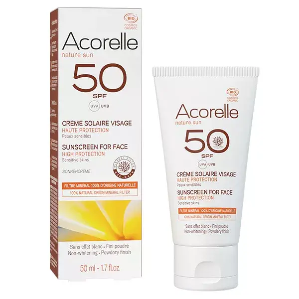 Acorelle Highly Protective Organic Sunscreen 50ml 