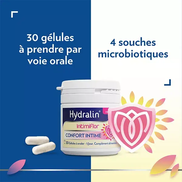Hydralin IntimiFlor Confort Intime 30 gélules