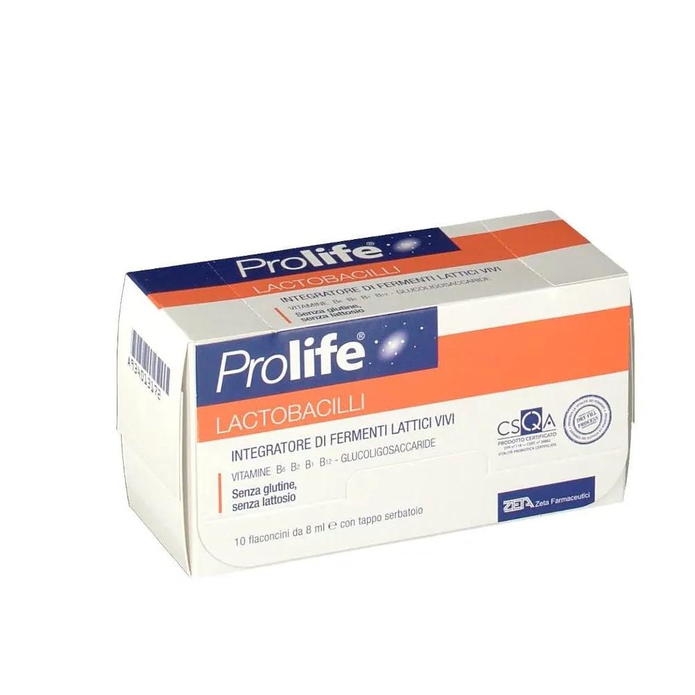 Prolife Lactobacilli Integratore Equilibrio Intestinale 10 Flaconcini