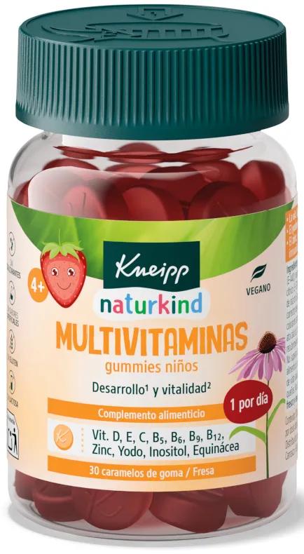 Kneipp Naturkind Kinderen Multivitaminen Aardbei 30 Gummies