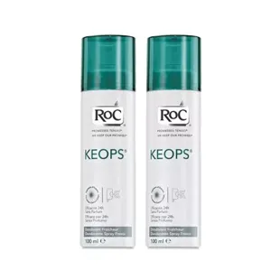 Keops deodorante spray fresco confezione di 2 x 100ml