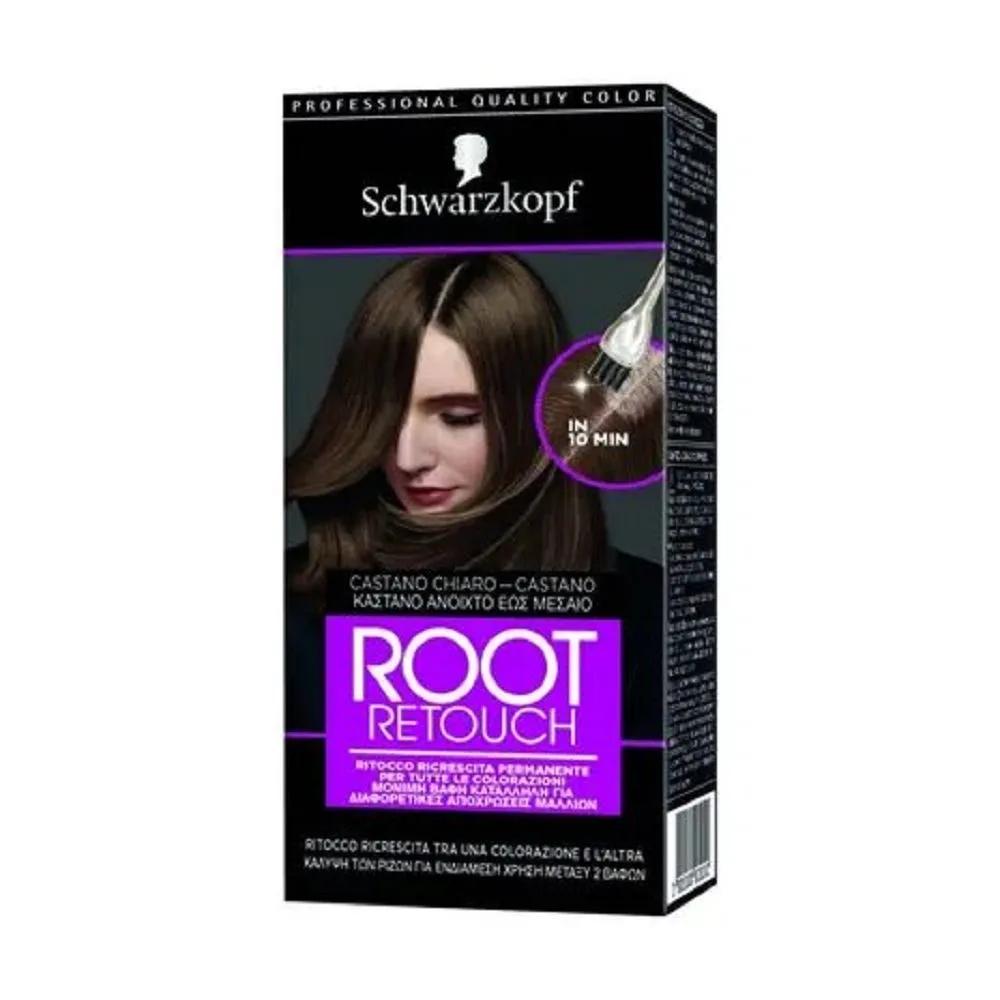 Schwarzkopf Ritocco Ricrescita Permanente Castano Chiaro 