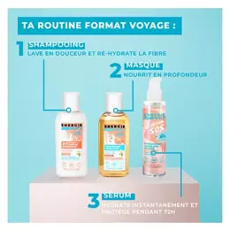 Energie Fruit Cheveux Shampoing Format Voyage Monoï & Huile de Macadamia 75ml