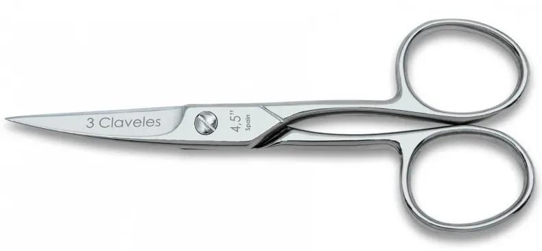 3 Claveles Curved Nail Scissors 9 cm