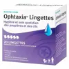 Bausch & Lomb Ophtaxia Lingettes Hygiène des Yeux et Cils 20 unités