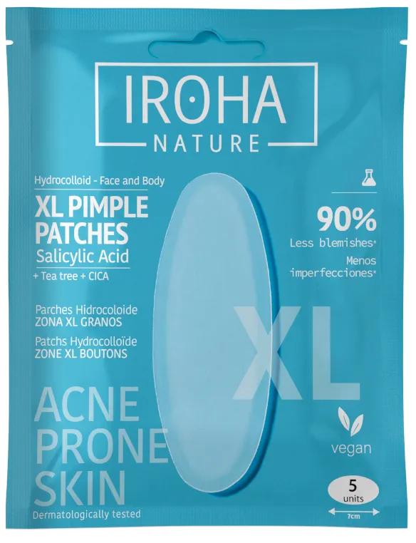 Iroha Nature Pickelpflaster Salicylsäure XL 5 Einheiten