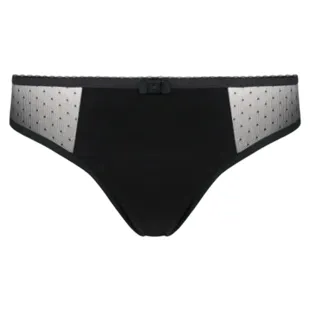 MyAlma Organic Cotton and Bamboo Menstrual Panty L Black