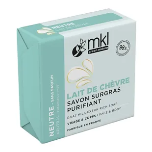 MKL Green Nature Lait de Chèvre Sapone Ultra Ricco Neutro 100g