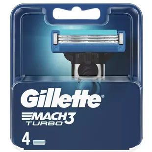 Gillette Recambios Mach3 Turbo 4 uds