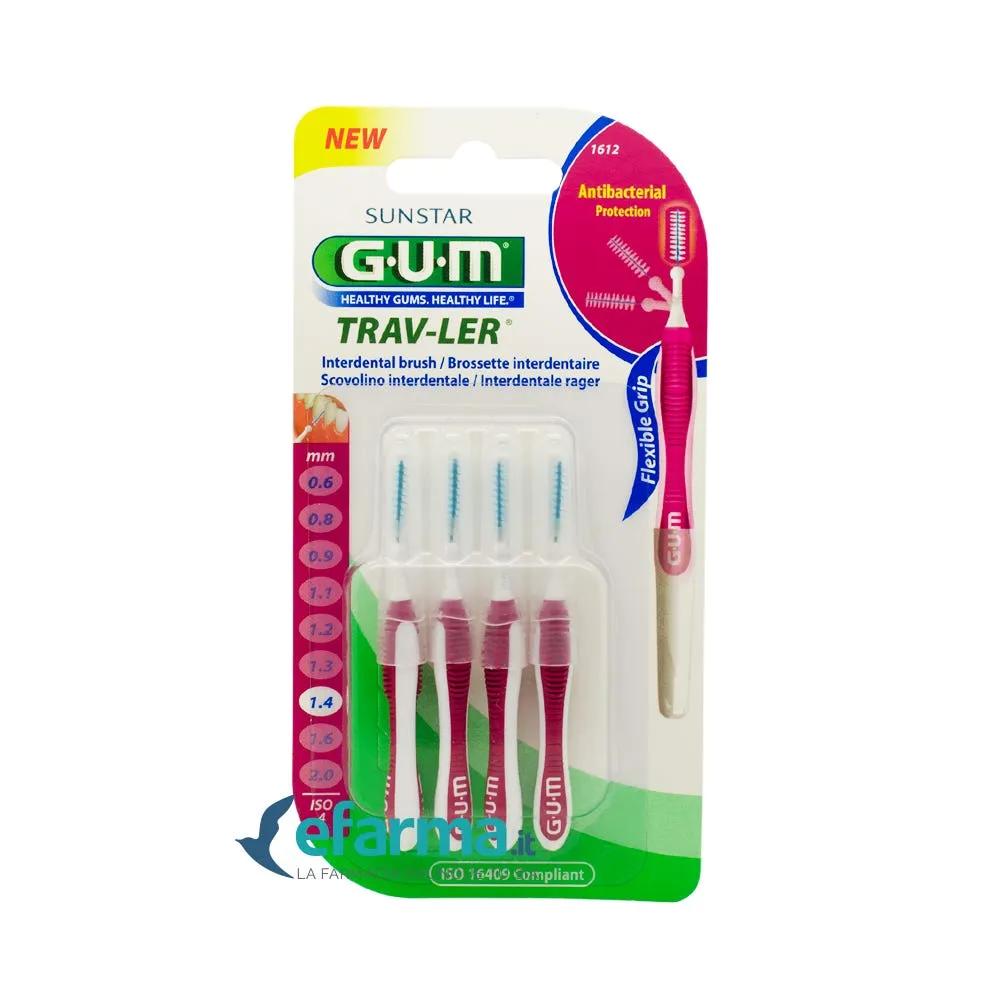 Gum Trav-Ler Scovolino Interdentale 1.4 mm 4 Scovolini