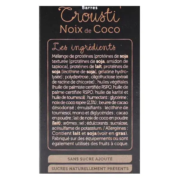 Protifast En-Cas Hyperprotéiné Crousti' Noix de Coco 7 barres