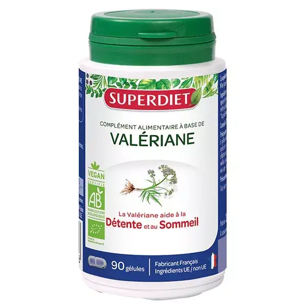 Superdiet Valeriane Bio 90 gélules