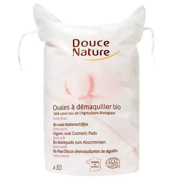 Douce Nature Organic Oval Make-up Remover 50 units