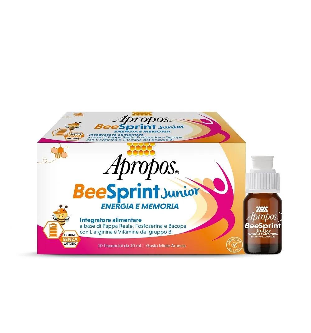 Apropos Bee Sprint Junior Integratore Energia E Memoria 10 Flaconcini da 10 ml