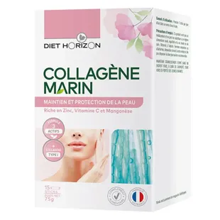 Diet Horizon Formula di Collagene Marino con 3 Ingredienti Attivi (15 bustine)