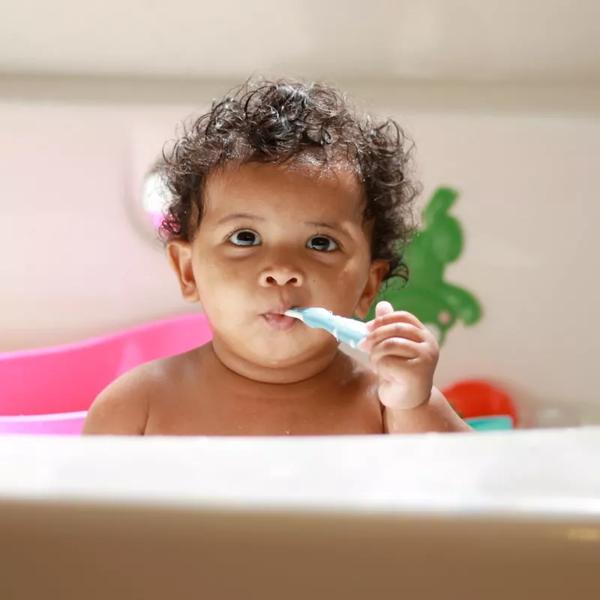 Nûby Blue Educational Toothbrush Set