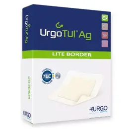 Urgo Médical Urgotul AG Lite Border Pansement Hydrocellulaire 10 x 12cm 16 Unités