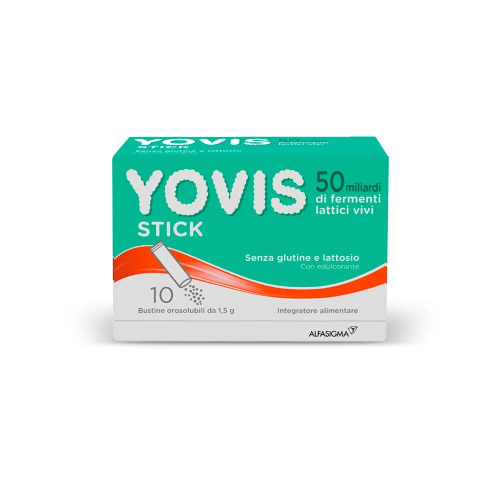 Yovis Stick 50 Miliardi Integratore Fermenti Lattici Vivi 10 Bustine Orosolubili