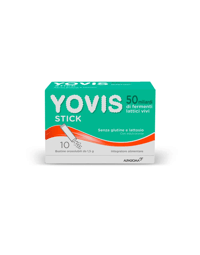 Yovis Stick 50 Miliardi Integratore Fermenti Lattici Vivi 10 Bustine Orosolubili