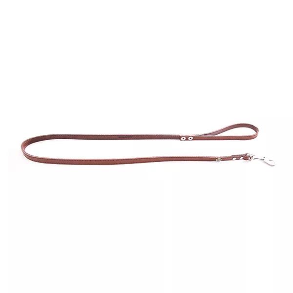 Martin Sellier Guinzaglio in Cuoio Cucito Classico 12mm x 1m Marrone