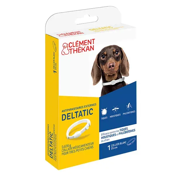 Clément Thékan Deltatic Collar Antiparasitario para Perros Pequeños