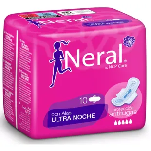 Neral Ultra Wings Compressa Noturna 10 unidades