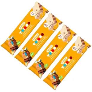 Smileat Triboo Organic Cocoa-Filled Wafer Bar 4x30g