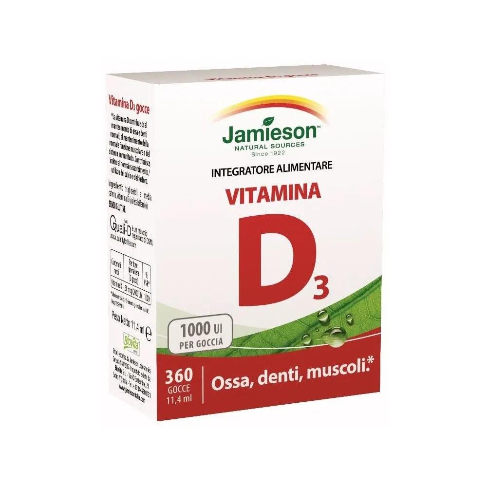 Jamieson Vitamina D3 2000 Ui 360 Gtt Integratore 11,4 Ml