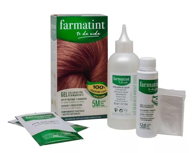 Farmatint Gel Colorant Permanent 5M Châtain Clair Acajou