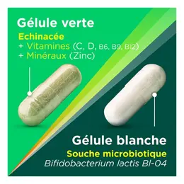 Berocca Immunité Défense Vitamine D, C et B Zinc Lot de 2 x 28 gélules végétales