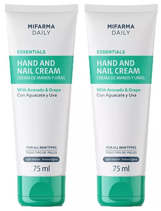 Mifarma Daily Creme de Mãos e Unhas 2x75 ml