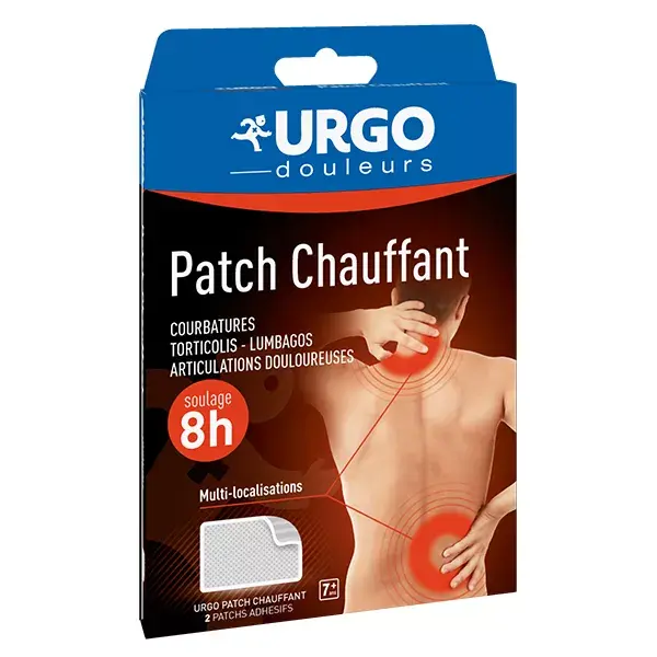 Urgo Patch hot aches stiff neck lumbago 2 patches