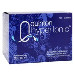 Quinton Hypertonic 30 ampoules + 6 ampoules Offertes