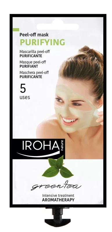 Iroha Nature Mascarilla Peel-Off Purificante Té verde (4 usos)