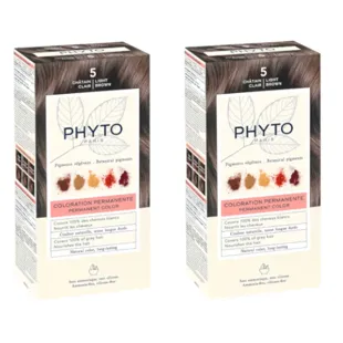 Phyto Phytocolor Hair Dye 5 Light Brown 2 units