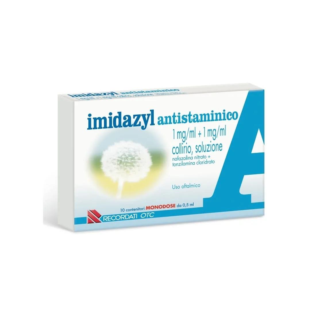 Imidazyl Antistaminico Nafazolina nitrato Collirio 10 Flaconcini 0,5 ml