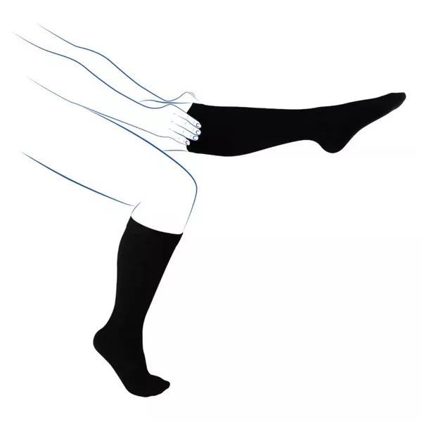 Calcetines largos Venoflex Soft & Care Clase 3, talla 0, color negro