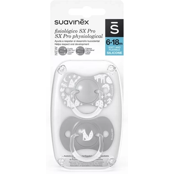 Suavinex Chupete Silicona Fisiologico SX Pro ZERO-ZERO 6-18M