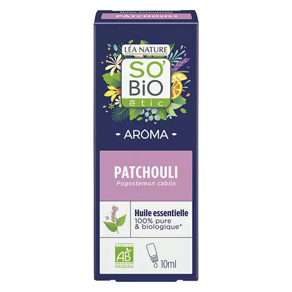 So'Bio Étic Aroma Huile Essentielle Patchouli Bio 10ml