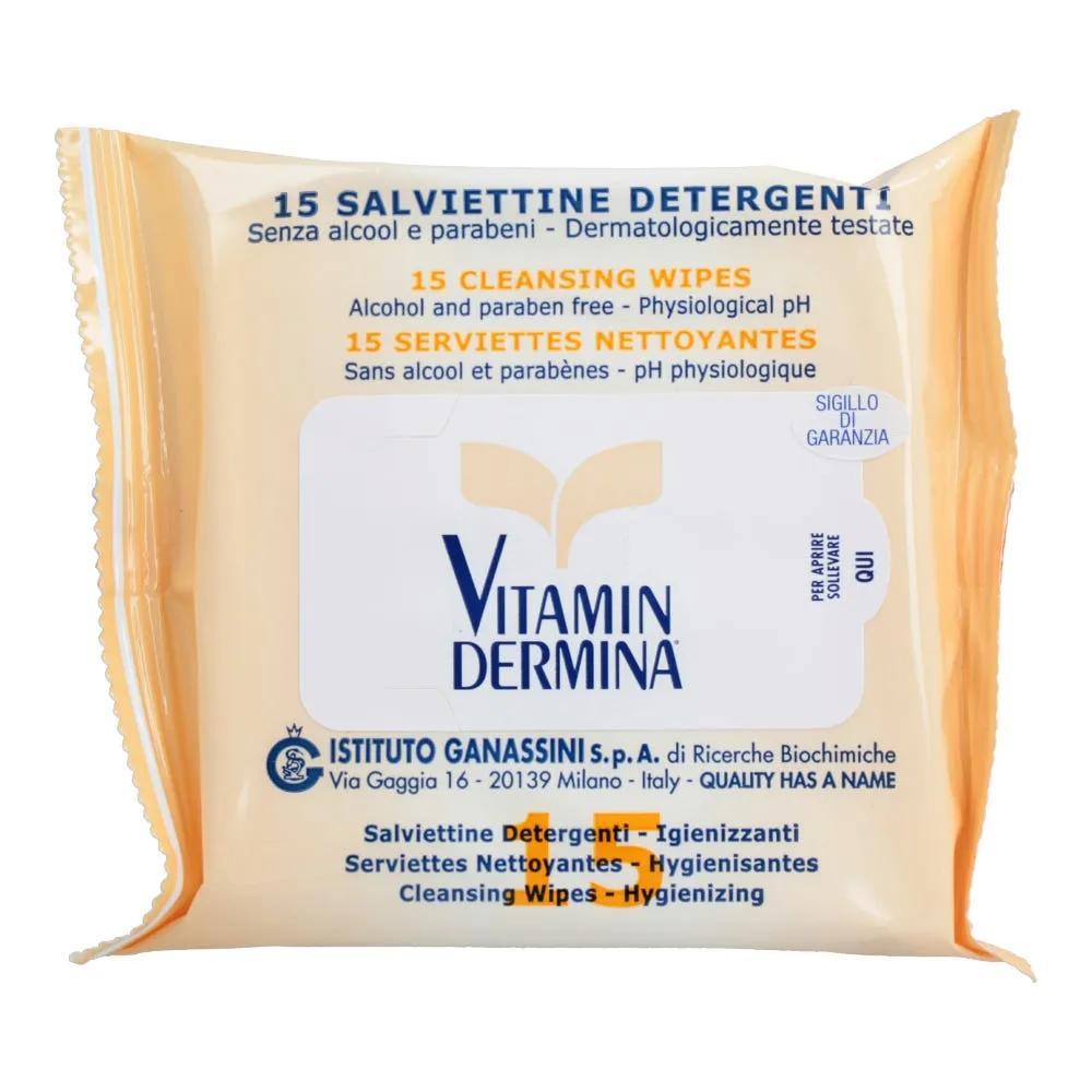 Vitamindermina Salviettine Intime Detergenti 15 Pezzi