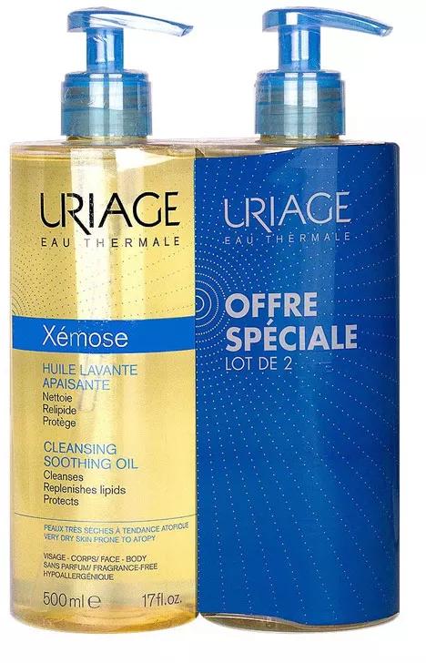 Uriage Xémose Olio Detergente 2x500 ml