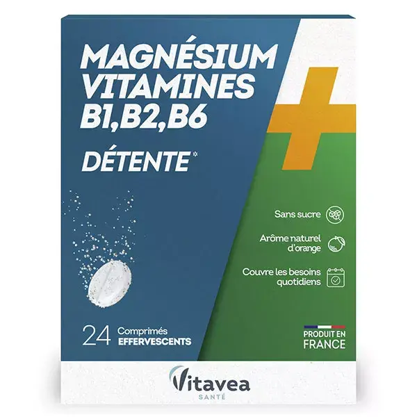 Nutrisanté Magnesium + vitamin 24 effervescent tablets