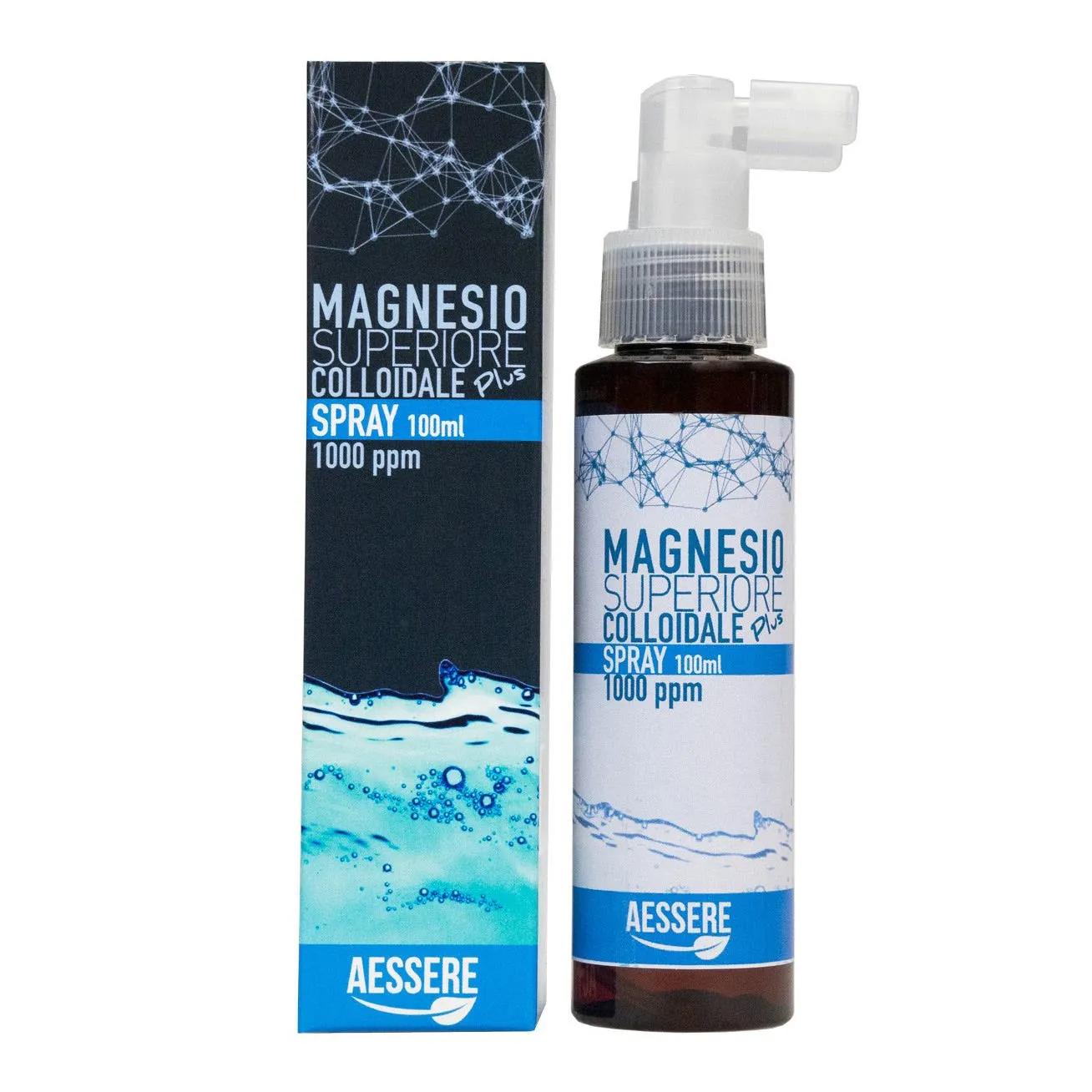 Aessere Magnesio Superiore Colloidale Plus Spray Orale 1000PPM 100 ml