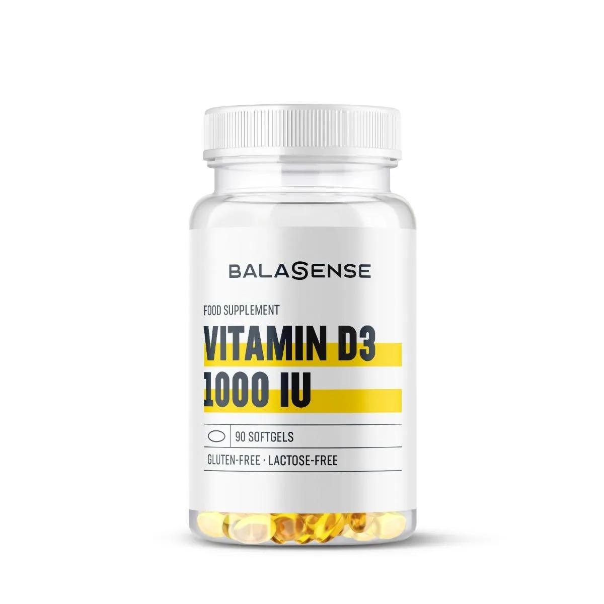 Balasense Vitamin D3 1000 IU 90 Capsule