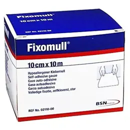 BSN Médical Fixomull Gaze Auto-adhésive 10cm x 10m 1 unité